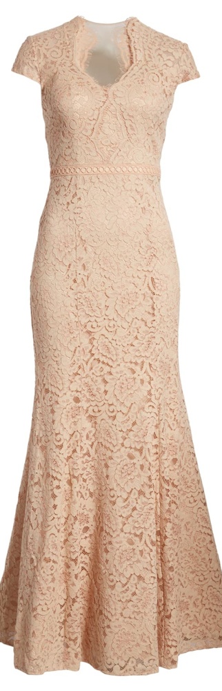 BNWT JS collection formal  bridal dress blush